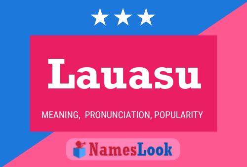 Lauasu Name Poster