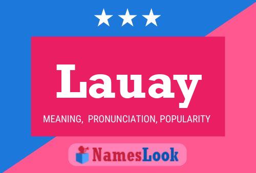 Lauay Name Poster