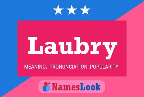 Laubry Name Poster