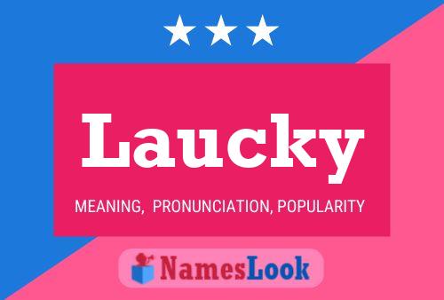 Laucky Name Poster