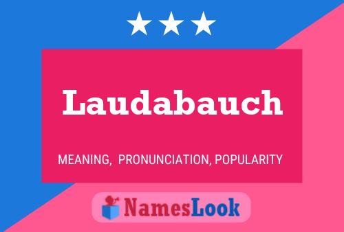 Laudabauch Name Poster