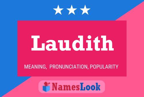 Laudith Name Poster