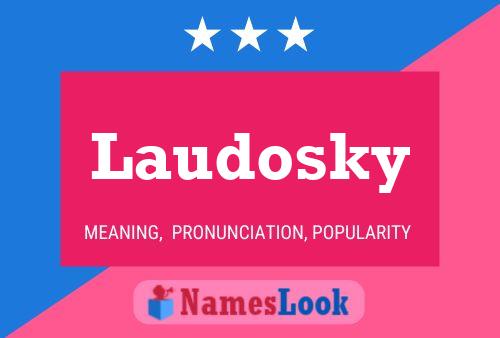 Laudosky Name Poster