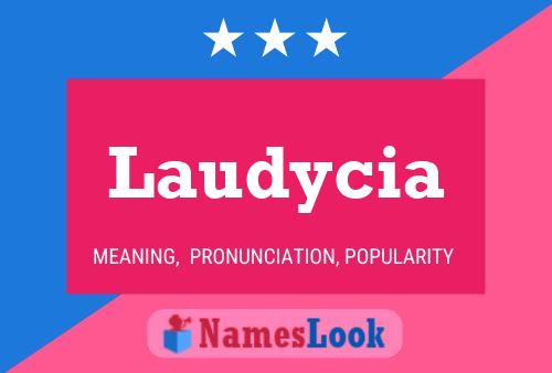 Laudycia Name Poster