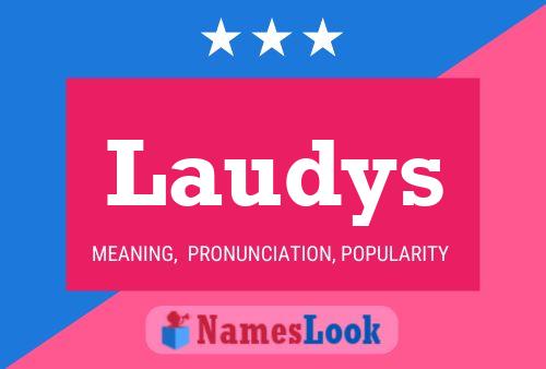 Laudys Name Poster