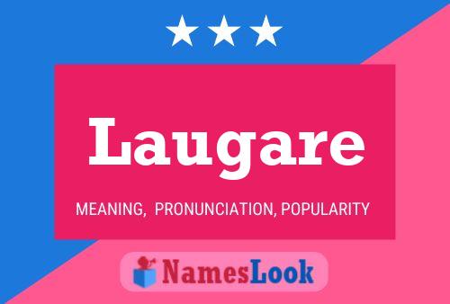 Laugare Name Poster