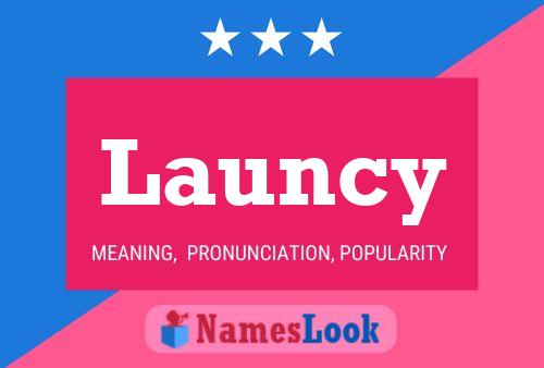 Launcy Name Poster