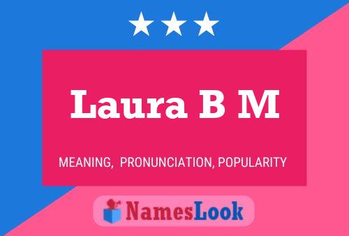 Laura B M Name Poster