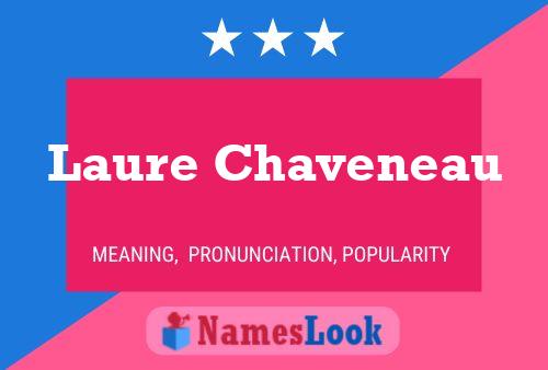 Laure Chaveneau Name Poster