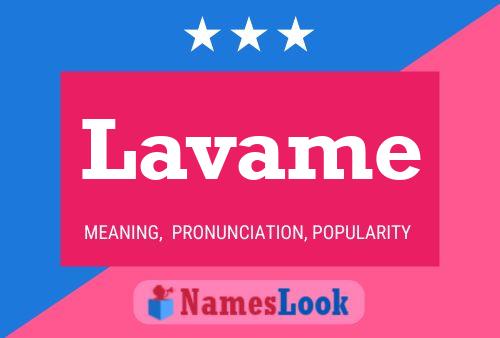 Lavame Name Poster