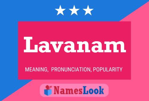 Lavanam Name Poster