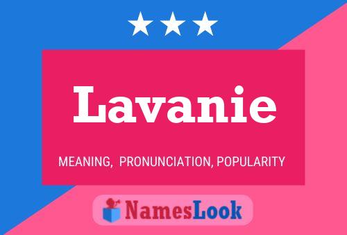 Lavanie Name Poster