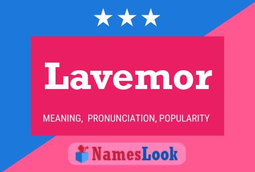 Lavemor Name Poster