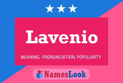 Lavenio Name Poster