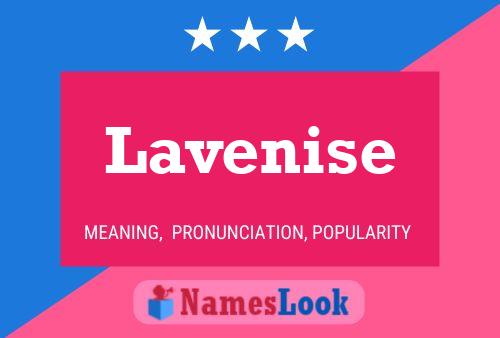 Lavenise Name Poster