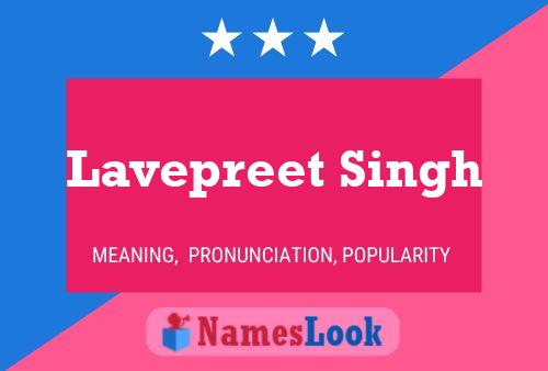 Lavepreet Singh Name Poster