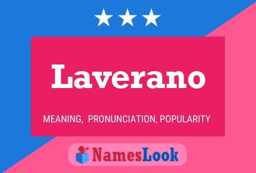 Laverano Name Poster