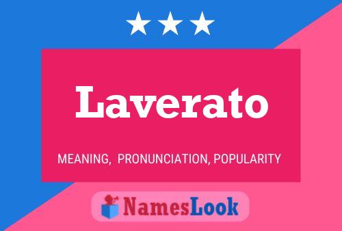 Laverato Name Poster