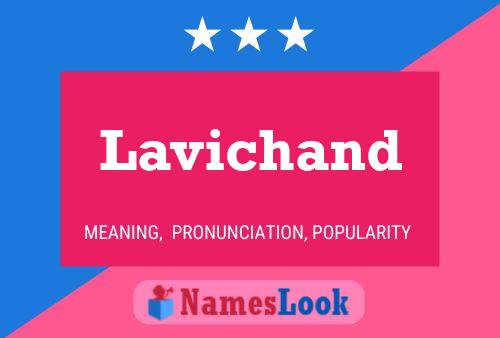 Lavichand Name Poster