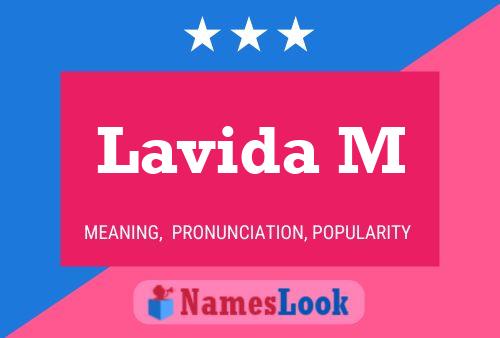 Lavida M Name Poster