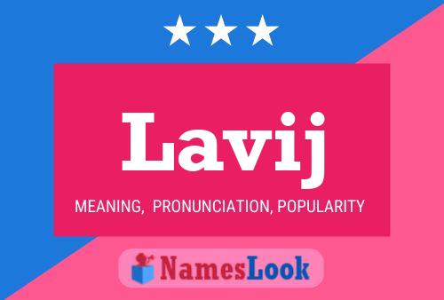 Lavij Name Poster