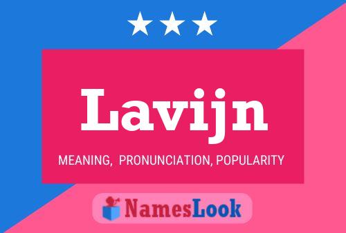 Lavijn Name Poster