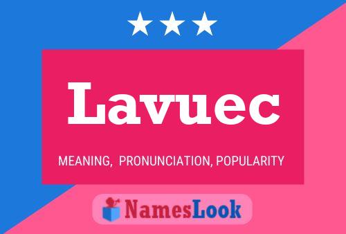 Lavuec Name Poster