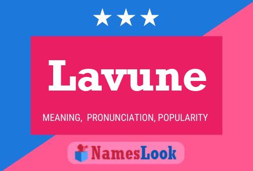 Lavune Name Poster