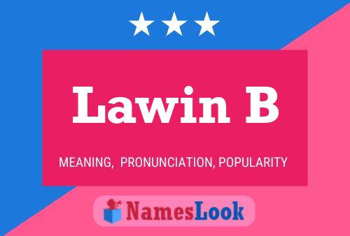 Lawin B Name Poster