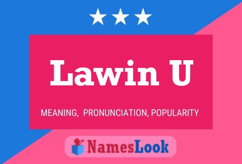 Lawin U Name Poster