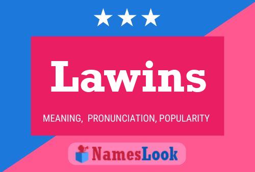 Lawins Name Poster