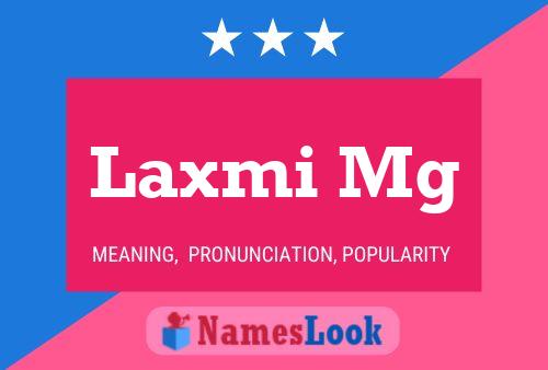 Laxmi Mg Name Poster