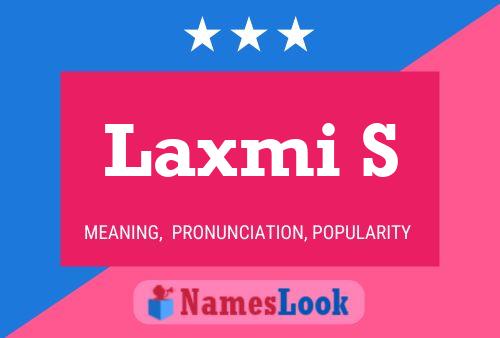 Laxmi S Name Poster