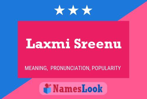 Laxmi Sreenu Name Poster