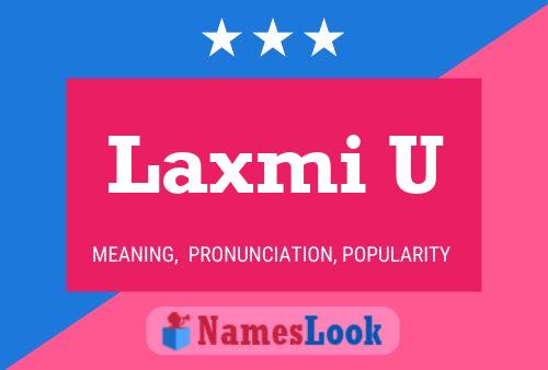 Laxmi U Name Poster