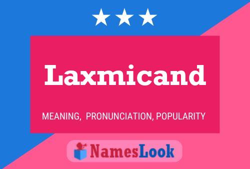 Laxmicand Name Poster