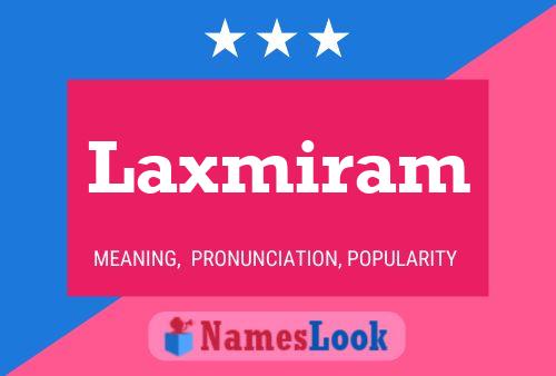 Laxmiram Name Poster