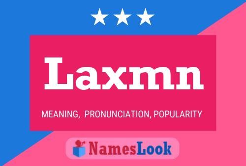 Laxmn Name Poster