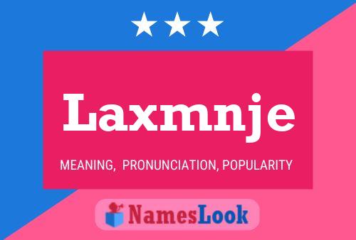 Laxmnje Name Poster