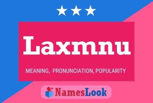 Laxmnu Name Poster