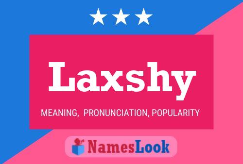 Laxshy Name Poster