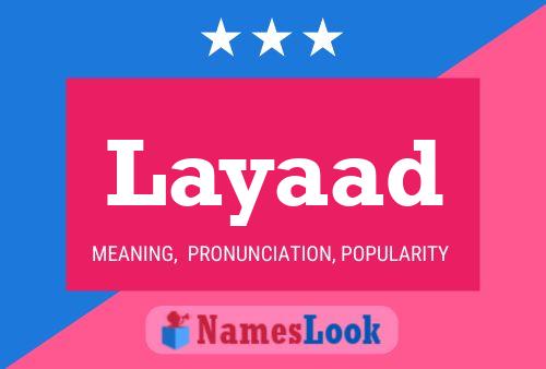 Layaad Name Poster