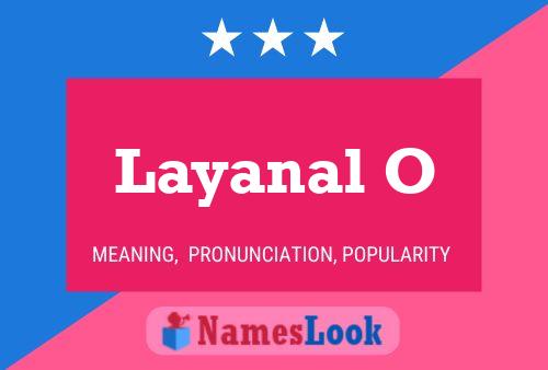 Layanal O Name Poster