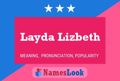 Layda Lizbeth Name Poster