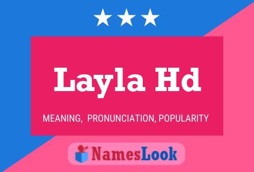 Layla Hd Name Poster