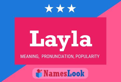 Layla Name Poster