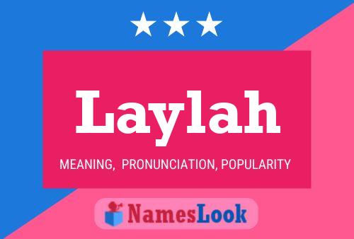 Laylah Name Poster