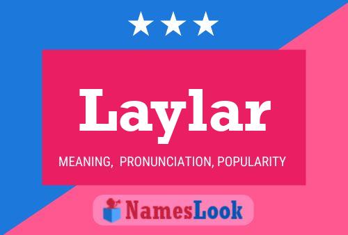 Laylar Name Poster