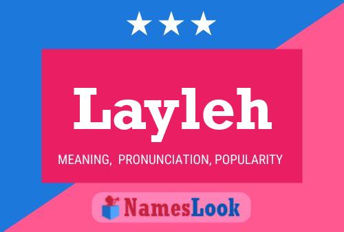 Layleh Name Poster