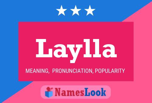 Laylla Name Poster